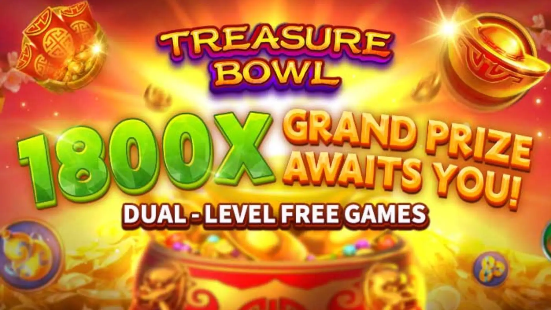 Multiplicadores Treasure Bowl 52bet - 7777x Máximo com Tigela Dourada